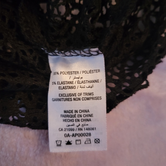 Ardene nwt Lace mesh top sz xl - Picture 7 of 8